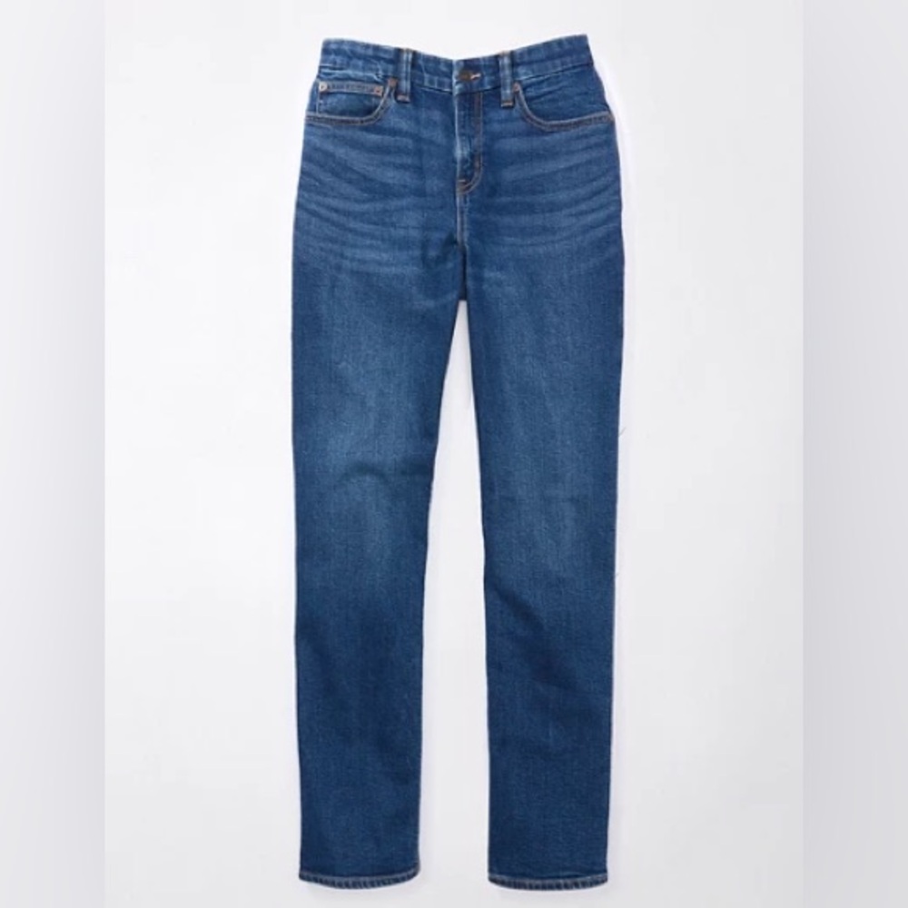 AE Stretch Curvy Straight Jeans